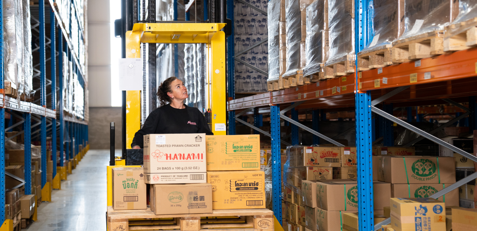 International warehousing with specialised facilities